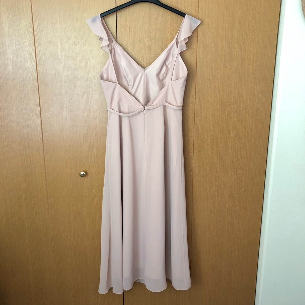 MONIQUE LHUILLIER BRIDESMAIDS Keira Backless Gown - Picture 10 of 12